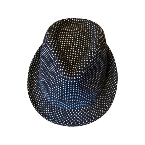 Black & White Fedora Hat - Picture 7 of 8